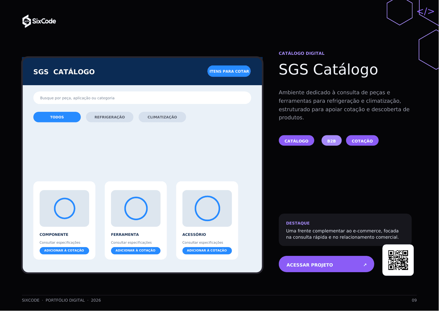 SGS Catálogo